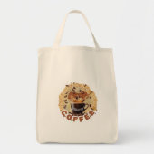 Fuel Your Day – Coffee Power Tee Tote Bag (Voorkant)