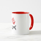 "Fuel Your Impossible" Inspirational Coffee Mug Mok (Voorkant rechts)