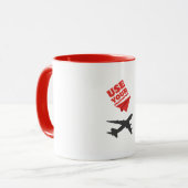 "Fuel Your Impossible" Inspirational Coffee Mug Mok (Voorkant links)