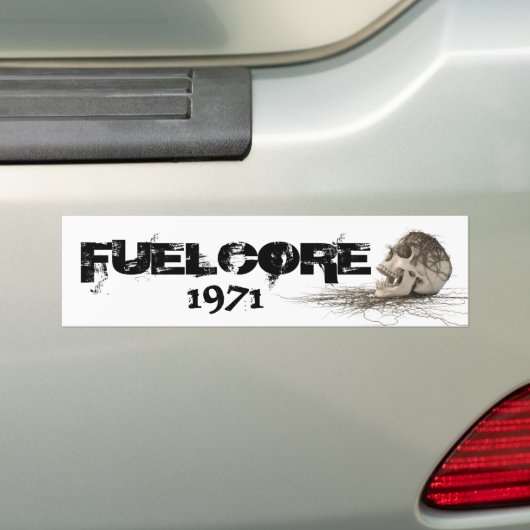 FUELCORE 1971 sticker (Op auto)