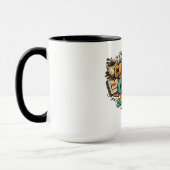 Fueled by Caffeine & Chaos Funny Coffee Mug Mok (Links)