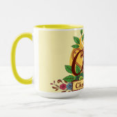 Fueled By Chai & Tawakkul | Floral Islamic Teapot  Mok (Links)