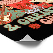 Fueled By Coffee & Christmas Cheer Funny Coffe Poster (Hoek)