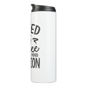 Fueled By Coffee And Radiation Thermosbeker (Geroteerd rechts)