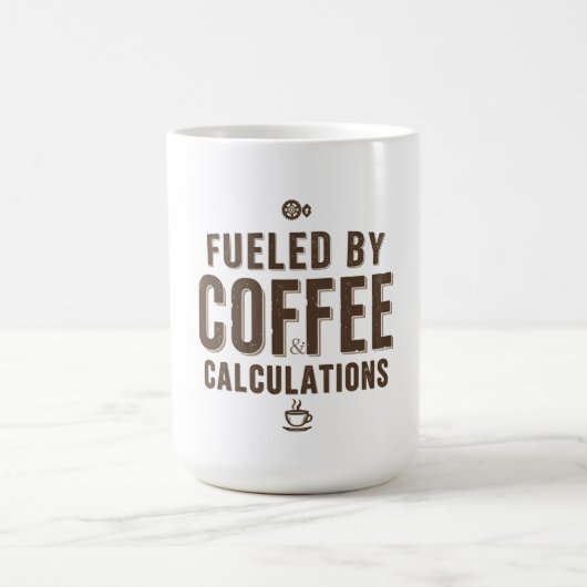 Fueled by Coffee & Calculations Koffiemok (Center)