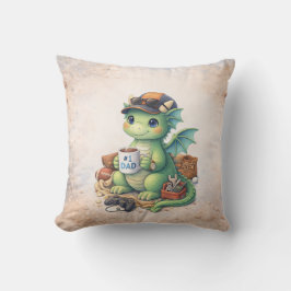 Fueled by Coffee Dad Jokes & Love Throw Pillow Kussen