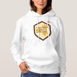 Fueled by Coffee & Dog Hair – Funny Pet lover Hoodie