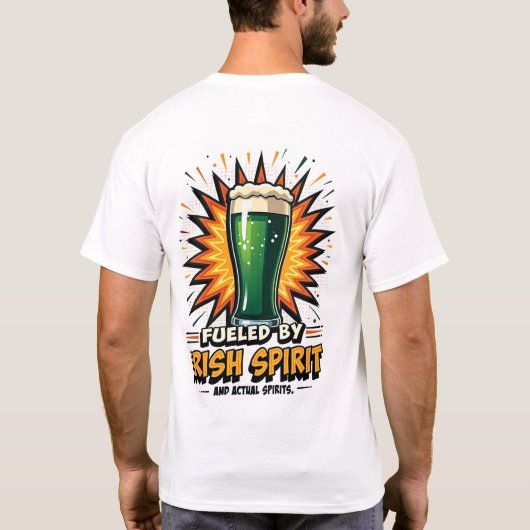 Fueled by Irish Spirit T-shirt (Achterkant)