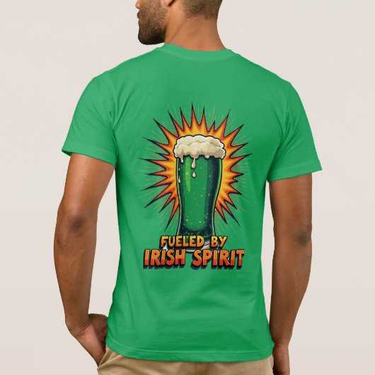 Fueled by Irish Spirit T-shirt (Achterkant)