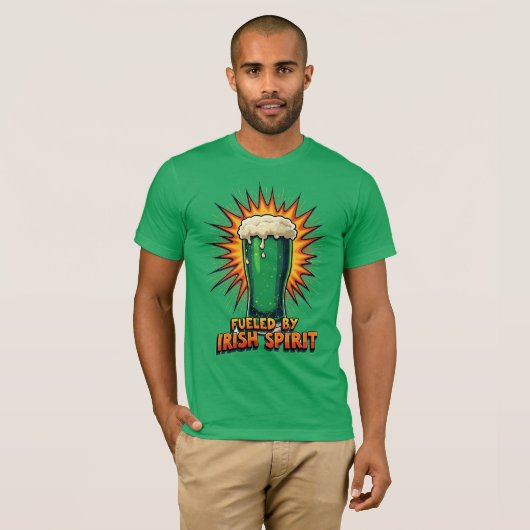 Fueled by Irish Spirit T-shirt (Voorkant volledig)