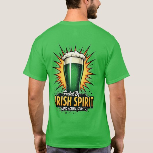 Fueled by Irish Spirit T-shirt (Achterkant)