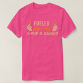 Fueled by K-Pop & Ramen K-Pop & Ramen  T-shirt (Design voorkant)