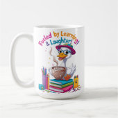 Fueled by Learning Goose Mug – Back to School Fun Koffiemok (Links)