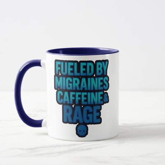 Fueled by Migraines, Caffeine & Rage – Blue Rage Mok (Links)