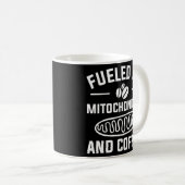 Fueled By Mitochondria And Coffee For A Caffeine Koffiemok (Voorkant rechts)