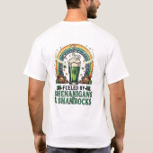 Fueled by Shenanigans & Shamrocks Green Beer St. P T-shirt (Achterkant)