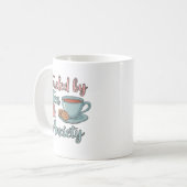 Fueled by Tea and Anxiety Mug – Funny Tea Lover  Koffiemok (Voorkant links)