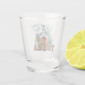 Fueled by Tequila Novelty Party Shot Glas (Achterkant)