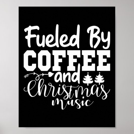 Fueled Elf Kerstmis Matching Kerstmis Familie Pyja Poster (Voorkant)