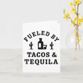 Fueled Funny Cinco de Mayo Party Kaart (Gele Bloem)