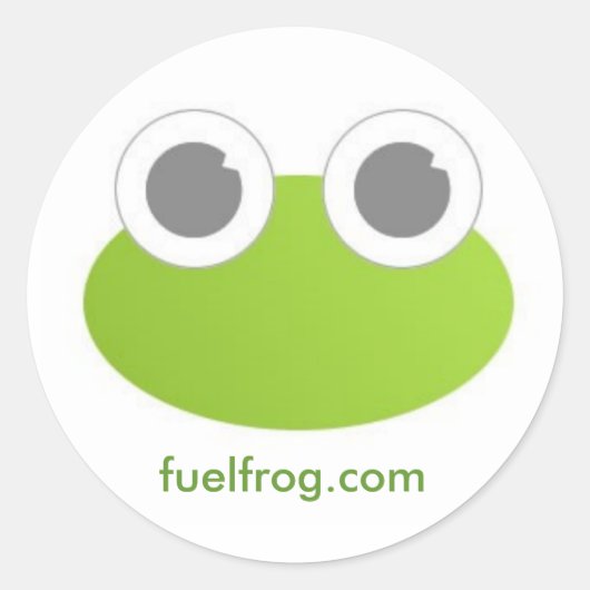 FuelFrog ronde Sticker (Voorkant)