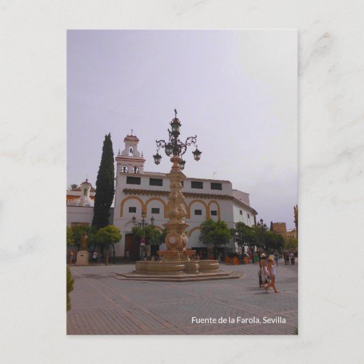 Fuente de la Farola, Sevilla Briefkaart (Voorkant)