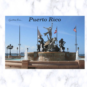 Fuente Raices Puerto Rico Briefkaart