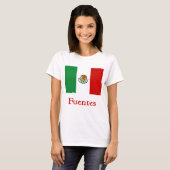 Fuentes Mexicaanse vlag T-shirt (Voorkant volledig)