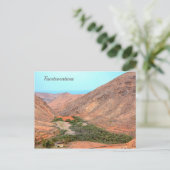 Fuerteventura bergen briefkaart (Staand voorkant)