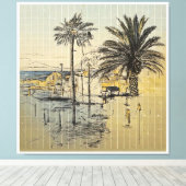 Fuerteventura, Canarische eilanden, kust Canvas Afdruk (Insitu (Houten vloer))