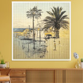 Fuerteventura, Canarische eilanden, kust Canvas Afdruk (Insitu (Woonkamer))