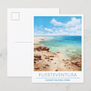 Fuerteventura Canarische Eilanden Spanje Reizen Briefkaart