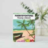 Fuerteventura Canary Islands Holiday briefkaart. Briefkaart (Staand voorkant)