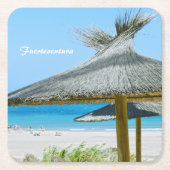 Fuerteventura Cork Coaster Kartonnen Onderzetters (Voorkant)