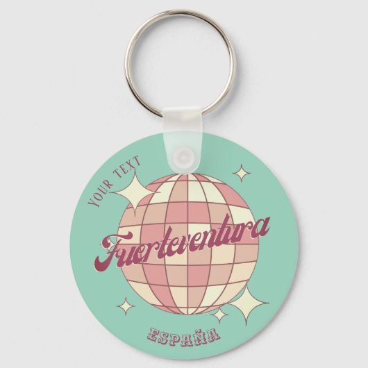 Fuerteventura España Spanje accessoire cadeau Sleutelhanger (Voorkant)