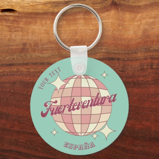 Fuerteventura España Spanje accessoire cadeau Sleutelhanger (Voorkant)