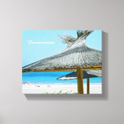 Fuerteventura Ingepakt Canvas Afdruk (Voorkant)