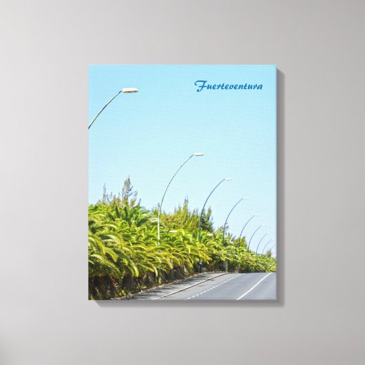 Fuerteventura Ingepakt Canvas Afdruk (Voorkant)