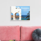 Fuerteventura Kaart Canvas Afdruk (Insitu (Woonkamer))