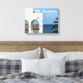 Fuerteventura Kaart Canvas Afdruk (Insitu (Slaapkamer))