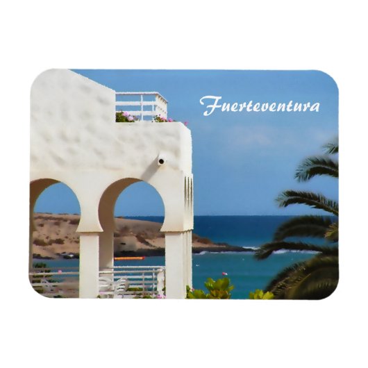 Fuerteventura Kust Reis Kunst Magneet (Horizontaal)
