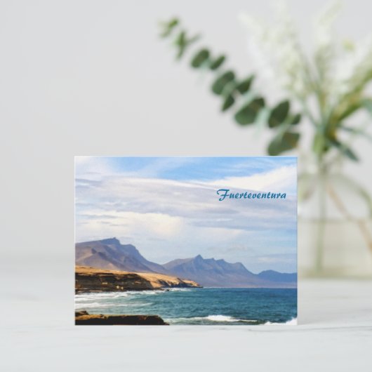 Fuerteventura, schildereffect briefkaart (Staand voorkant)