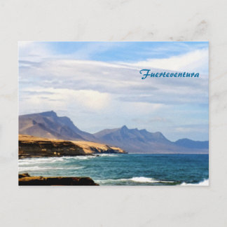 Fuerteventura, schildereffect briefkaart
