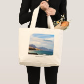 Fuerteventura, schildereffect grote tote bag (Voorkant (product))