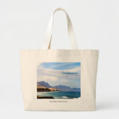 Fuerteventura, schildereffect grote tote bag (Voorkant)