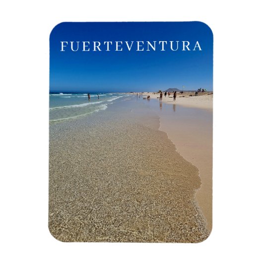 Fuerteventura strand uitzicht koelkastmagneet magneet (Verticaal)