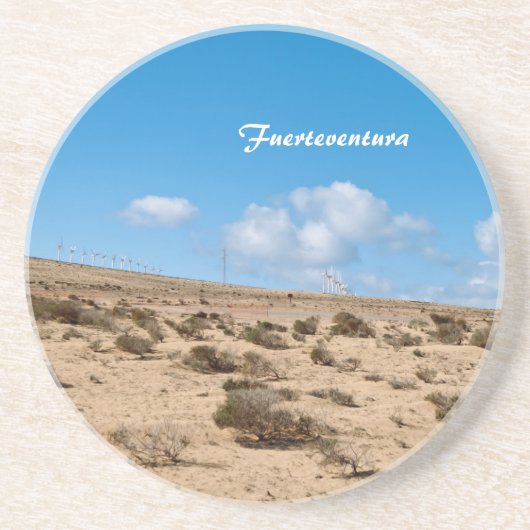 Fuerteventura Zandsteen Onderzetter (Voorkant)