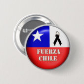 Fuerza Chili - 2010 Ronde Button 5,7 Cm (Voorkant /achterkant)