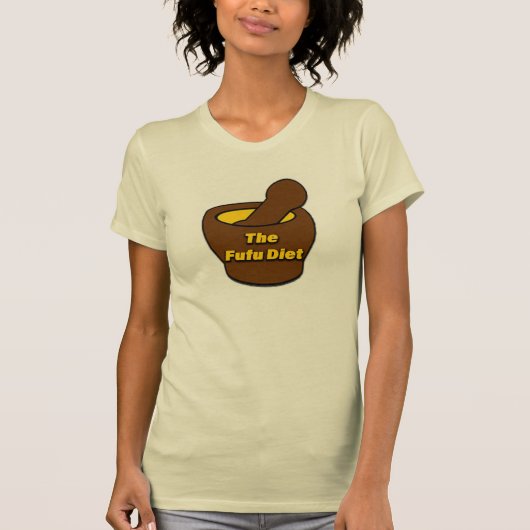 Fufu Diet T-shirt voor vrouwen (Voorkant)