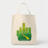 FUG Emerald Finger Tote Bag (Voorkant)